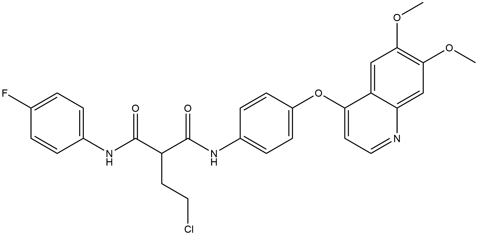 Cabozantinib impurity 26 Structure