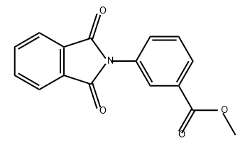 Benzoic acid, 3-(1,3-dihydro-1,3-dioxo-2H-isoindol-2-yl)-, methyl ester Structure