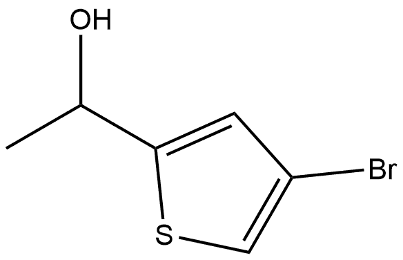 2-THIOPHENEMETHANOL, 4-BROMO-ALPHA-METHYL- Structure