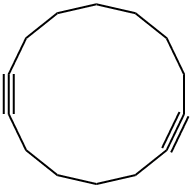 1,7-CYCLOTETRADECADIYNE Structure