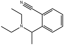 Benzonitrile, 2-[1-(diethylamino)ethyl]- Structure