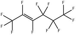 2-Hexene, 1,1,1,2,3,4,4,5,5,6,6,6-dodecafluoro-, (2E)- Structure