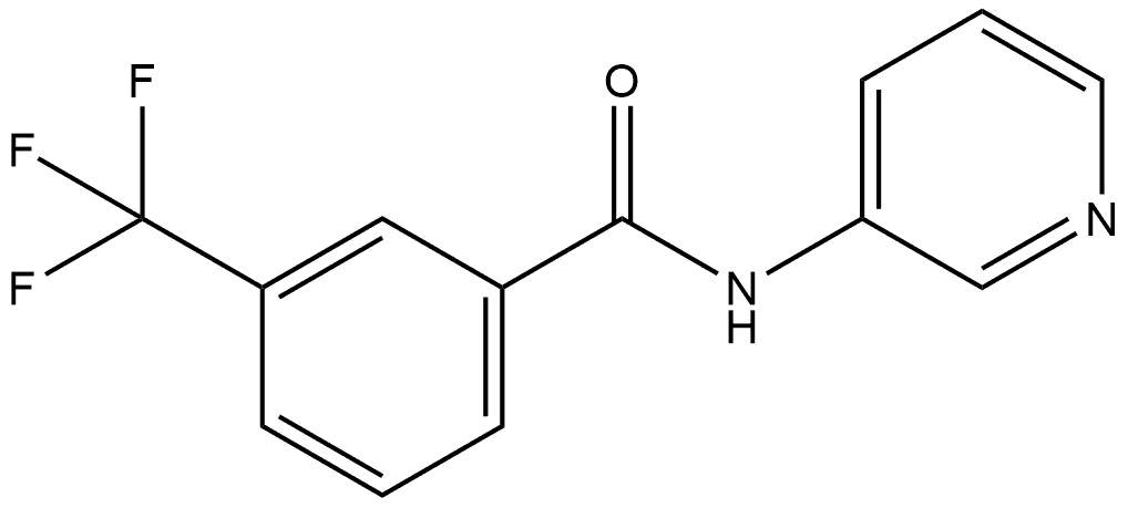 N-3-Pyridinyl-3-(trifluoromethyl)benzamide Structure