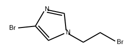 1H-Imidazole, 4-bromo-1-(2-bromoethyl)- Structure