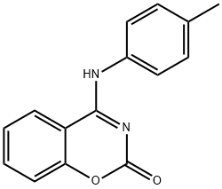 2H-1,3-Benzoxazin-2-one, 4-[(4-methylphenyl)amino]- Structure