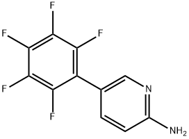 5-(2,3,4,5,6-PENTAFLUOROPHENYL)-2-PYRIDINAMINE Structure