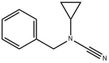 Cyanamide, N-cyclopropyl-N-(phenylmethyl)- Structure