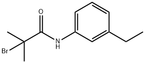 Propanamide, 2-bromo-N-(3-ethylphenyl)-2-methyl- Structure