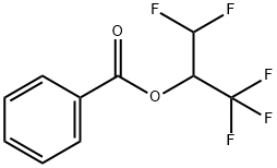 2-Propanol, 1,1,1,3,3-pentafluoro-, 2-benzoate Structure