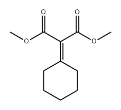 Propanedioic acid, 2-cyclohexylidene-, 1,3-dimethyl ester Structure