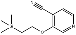 4-Pyridinecarbonitrile, 3-[2-(trimethylsilyl)ethoxy]- Structure