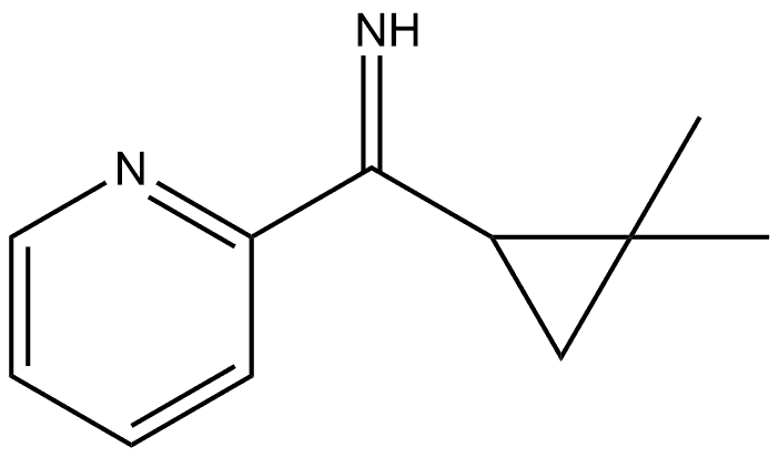 2-Pyridinemethanimine, α-(2,2-dimethylcyclopropyl)- Structure