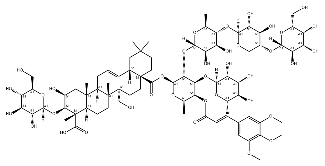 Onjisaponin O Structure