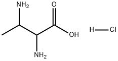 Butanoic acid, 2,3-diamino-, hydrochloride (1:1) Structure