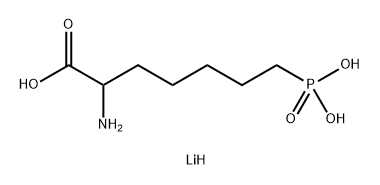 DL-2-AMINO-7-PHOSPHONOHEPTANOIC ACIDLITH IUM Structure