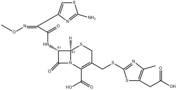 (6R,7S)-Cefodizime Structure