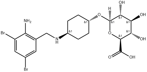 Ambroxol O-glucuronide Structure