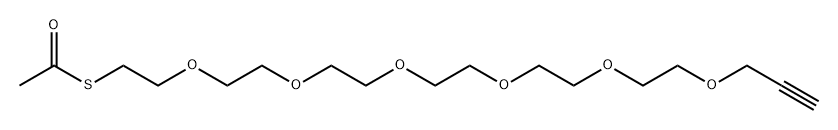 Acs-PEG6-propargyl Structure