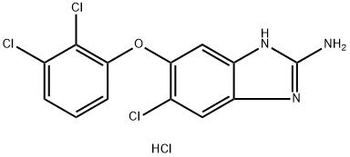 AMinotriclabendazole hydrochloride Structure