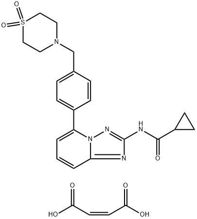 Filgotinib maleate Structure