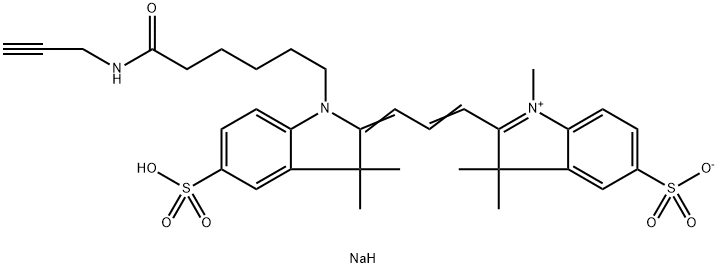 diSulfo-Cy3 alkyne Structure