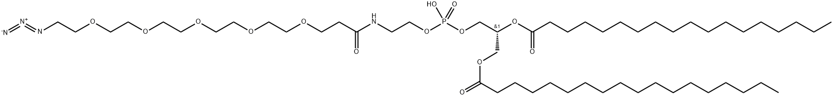 DSPE-PEG5-azide Structure