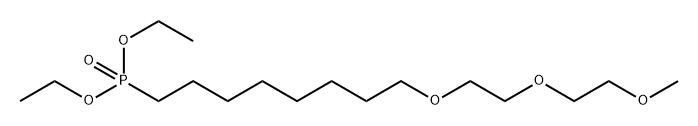 m-PEG3-C6-phosphonic acid ethyl ester Structure