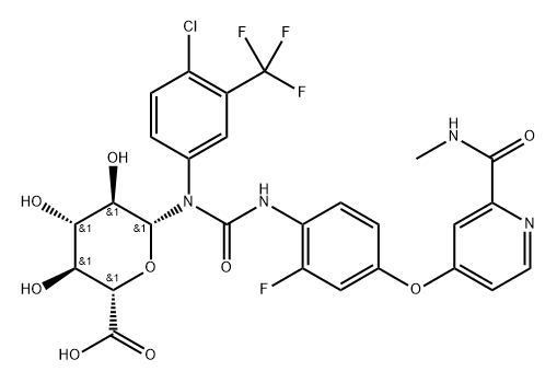 Regorafenib N-Glucuronide Structure