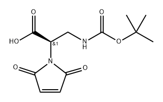 Mal-D-Dap(Boc)-OH·DCHA Structure