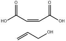 Maleic acid-allyl alcohol copolymer Structure