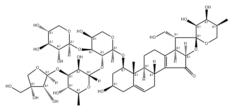 Trikamsteroside C Structure