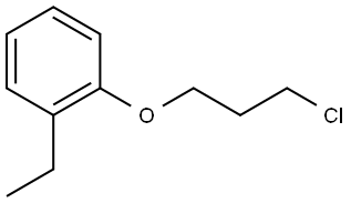 Benzene, 1-(3-chloropropoxy)-2-ethyl- Structure