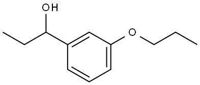 α-Ethyl-3-propoxybenzenemethanol Structure