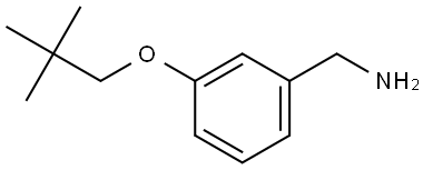 3-(2,2-Dimethylpropoxy)benzenemethanamine Structure