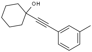 1-[2-(3-Methylphenyl)ethynyl]cyclohexanol Structure