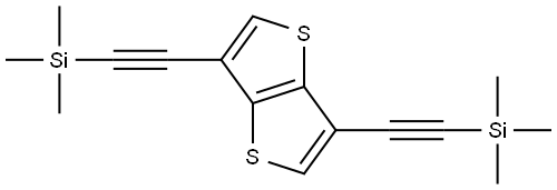 3,6-bis[2-(trimethylsilanyl)ethynyl]thieno[3,2-b]thiophene Structure