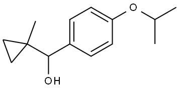 α-(1-Methylcyclopropyl)-4-(1-methylethoxy)benzenemethanol Structure