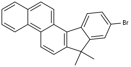 9-bromo-7,7-dimethyl-7H-indeno[1,2-a]phenanthrene Structure