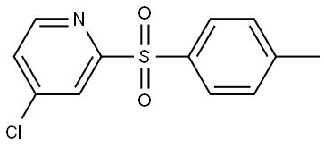 4-Chloro-2-[(4-methylphenyl)sulfonyl]pyridine Structure