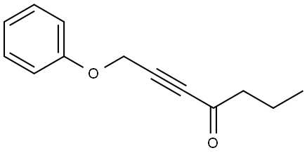 1-Phenoxy-2-heptyn-4-one Structure