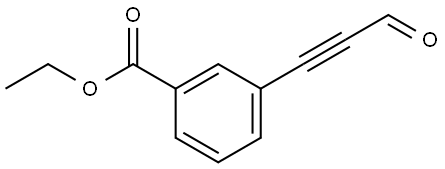 Ethyl 3-(3-oxo-1-propyn-1-yl)benzoate Structure