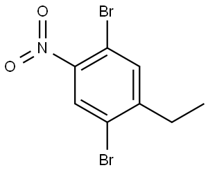 1,4-dibromo-2-ethyl-5-nitrobenzene Structure