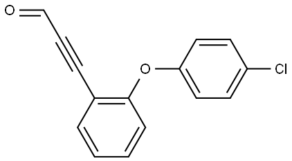 3-[2-(4-Chlorophenoxy)phenyl]-2-propynal Structure