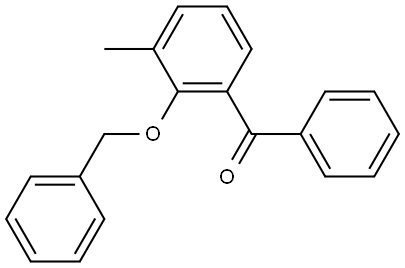 (2-(benzyloxy)-3-methylphenyl)(phenyl)methanone Structure