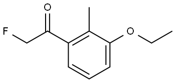 1-(3-ethoxy-2-methylphenyl)-2-fluoroethanone Structure