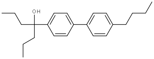 4-(4'-butyl-[1,1'-biphenyl]-4-yl)heptan-4-ol Structure