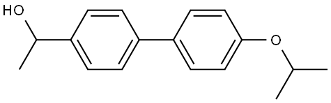 1-(4'-isopropoxy-[1,1'-biphenyl]-4-yl)ethanol Structure