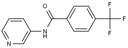 N-3-Pyridinyl-4-(trifluoromethyl)benzamide Structure