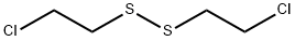 BIS(2-CHLOROETHYL)DISULPHIDE Structure