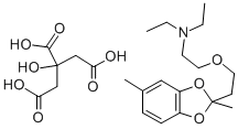 1,3-BENZODIOXOLE, 2-(2-(2-(DIETHYLAMINO)ETHOXY)ETHYL)-2,5-DIMETHYL-, C ITRATE Structure